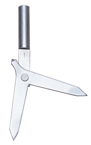 PEC Tools 4200-100 - Satin Chrome Center Finder 