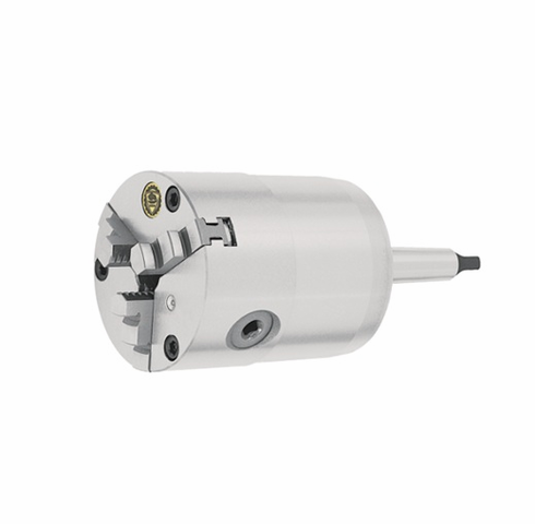 Bison Self-Centering Chuck Morse Taper Shank 4"  MT#3 Mount 3-Jaw