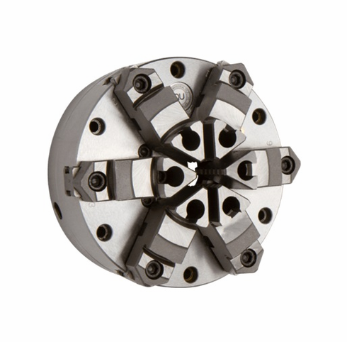 BTC 15" Zero Set �6-Jaw Cast Steel Chucks with Top Reversible Jaws