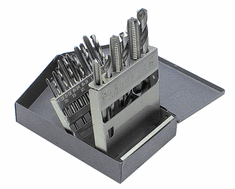 ProCut 18 Pc. HSS Tap & Drill Set M2-M12Tap/2.05mm-10.2mm Drill ET504099TDS 