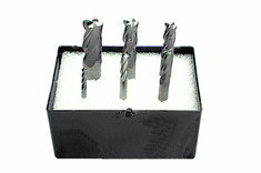 Rapidkut 6 Pc. Solid Carbide TiN Coated Single-End End Mill Set DD75CEM1