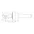 Royal Heavy Duty CNC Spindle Type Live Center Extended Point MT#4 Royal Heavy Duty CNC Spindle Type Live Center Extended Point MT#4