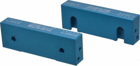 SNAP Jaws 6" 1 X 2 Aluminum  Vise Jaws for 6" KURT 6MAJ-200