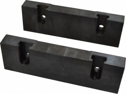 SNAP Jaws 6" 2.0 X 1.0  STEEL  Vise Jaws for 6" Kurt 6MSJ-200