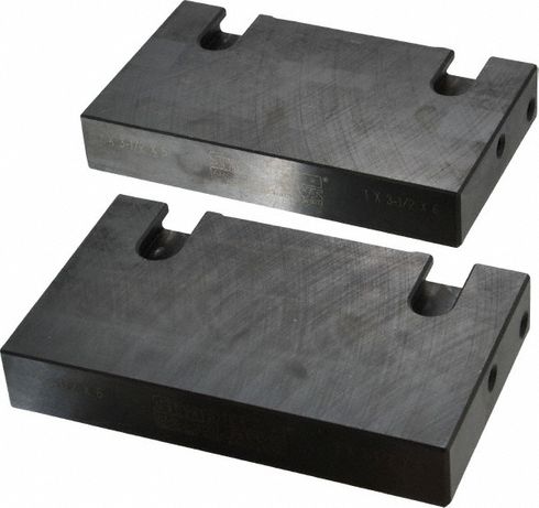 SNAP Jaws 6" 4.0 X 1.0  STEEL Vise Jaws for 6" Kurt 6MSJ-400