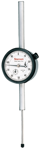 Starrett 2 Total Range - .001 Graduation - AGD 2 Dial Indicator