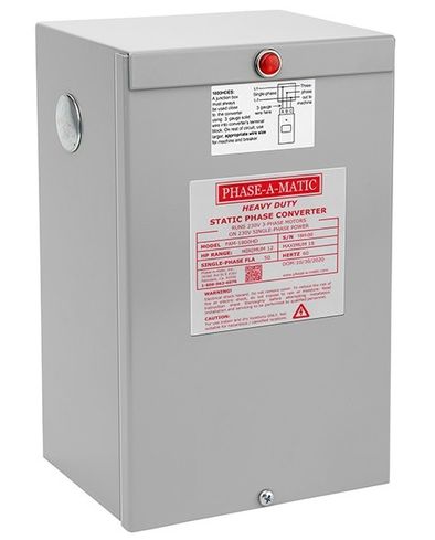 Static Phase Converters / PAM ES Series / 12 to 18 HP Phase-A-Matic Static Phase Converter, Heavy Duty