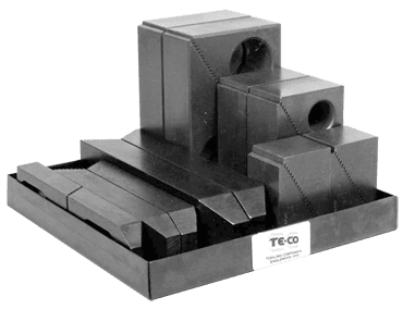 Te-Co Step Block and Clamping Set - #21001; 5/16 & 3/8 Stud Size