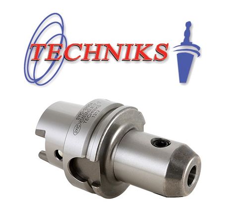 Techniks HSK63F Slide Lock End Mill Holders 25mm-4.0" 32838-4-F