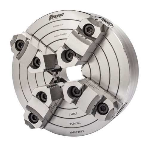TMX 8" A2-6 4-Jaw Independent Forged Steel Body Chuck Made in Poland