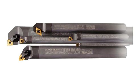 USA Coolant SOLID CARBIDE .750" Shank Neg Boring Bar CNMG 322 10" Long