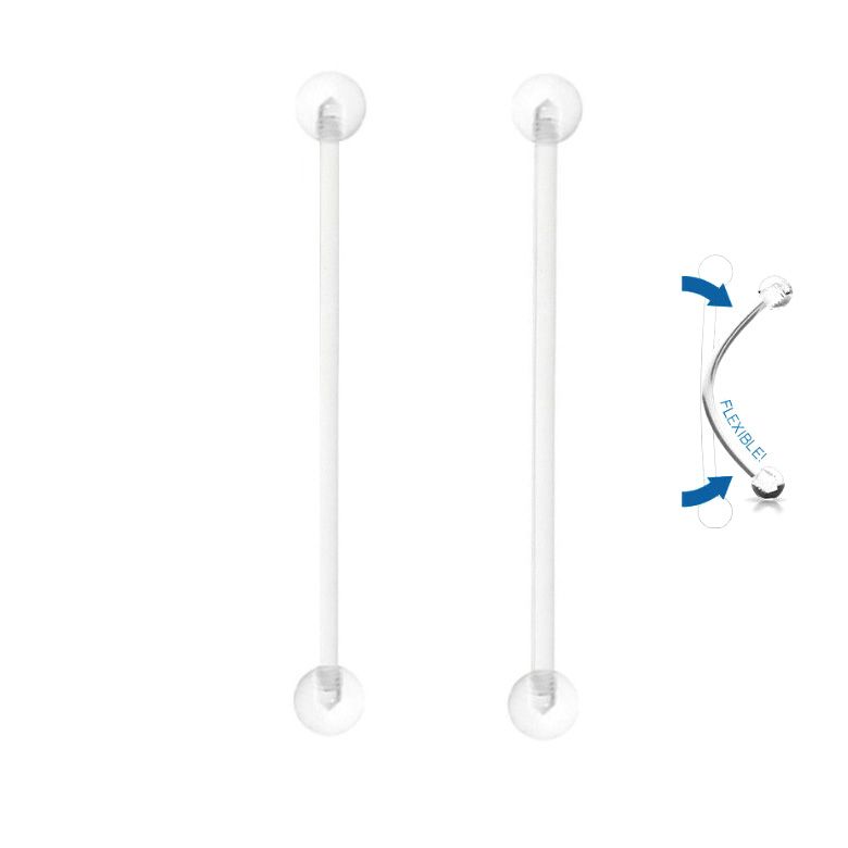 1" Ultra Flexible Pregnancy Medical Belly Button Retainer
