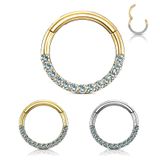 オルゴール Men's Skull Ring with Red Opal Eyes 14k Gold | Men's Opal Rings