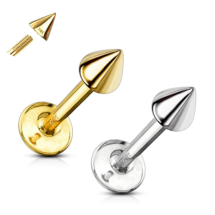 Gold spike studs Clearance