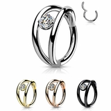 指輪・リング Double Cage Ring blancotokyo 指輪 リング 日本製 金属アレルギー対策 サージカル