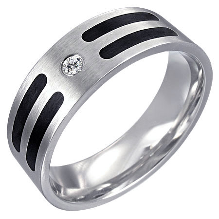 Orisun | Silver-Tone Stainless Steel Black Onyx Signet Ring | In Stock! | Arkai - Foto 3