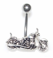 316L Biker Belly Button Ring