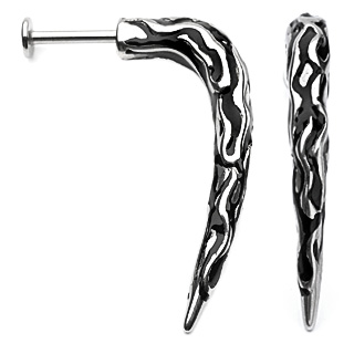 316L Disturbed Tribal Long Claw Labret / Tusk