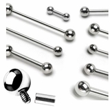 Tongpiercing Bio plast / Titanium | Gratis Verzending Tongpiercing Bio plast / Titanium | Gratis Verzending