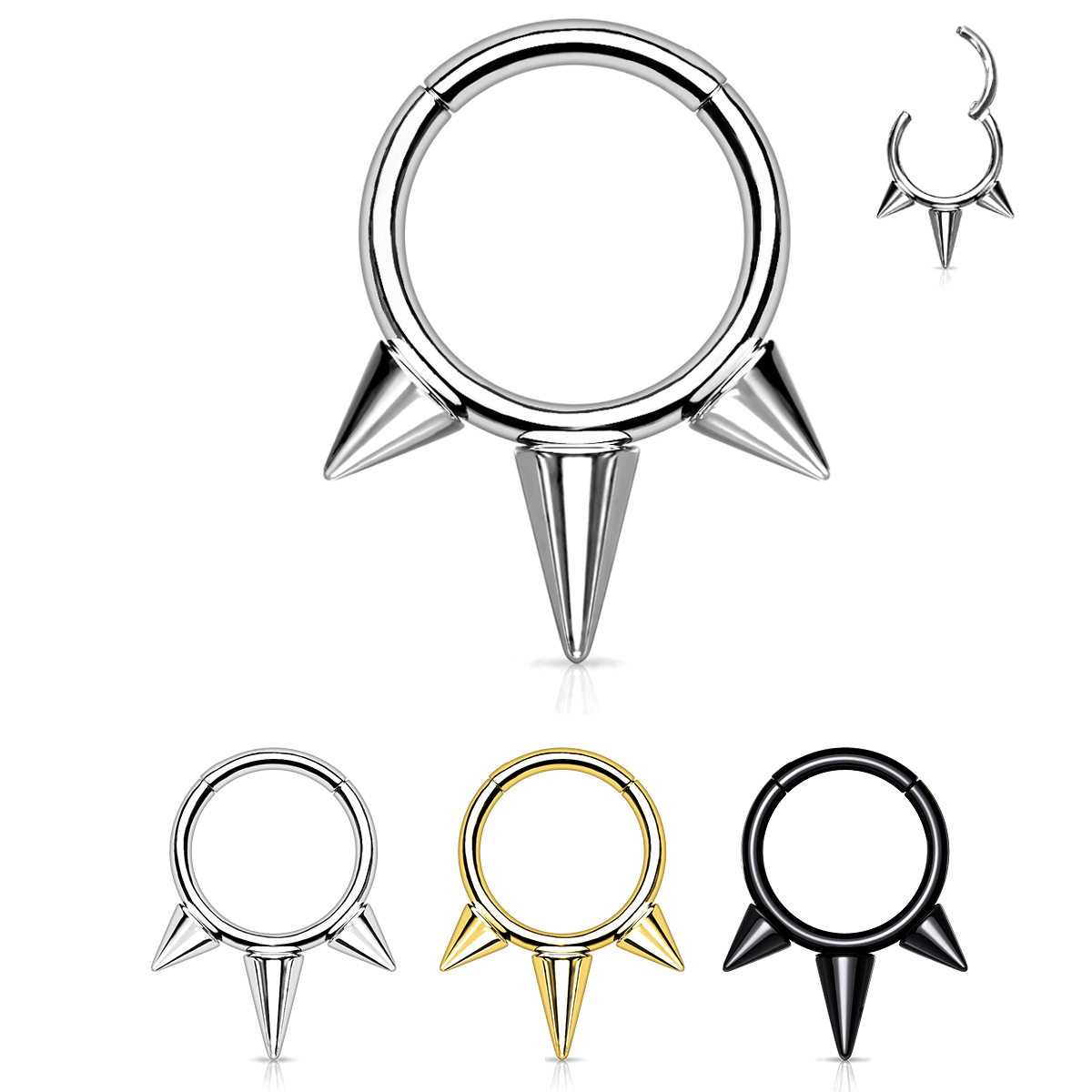 【IIIMIII】Spike Gothic Ring IIIMIII】Spike Gothic Ring / 【イアミ】スパイクゴシック