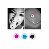 iphone silent mode still vibrates Blush Stay Hard Vibrating Tongue Ring Blue – My Dr. XM main image 1