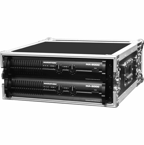 MARATHON  FLIGHT ROAD CASE  CASE MA-4UAD  4U AMPLIFIER DELUXE CASE