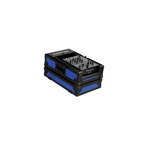 MARATHON  FLIGHT ROAD CASE  MA-10MIXBLKBLUE  Blue-"BLACK Series" 10" Mixer Case Fits Large Format 10" Size Mixers