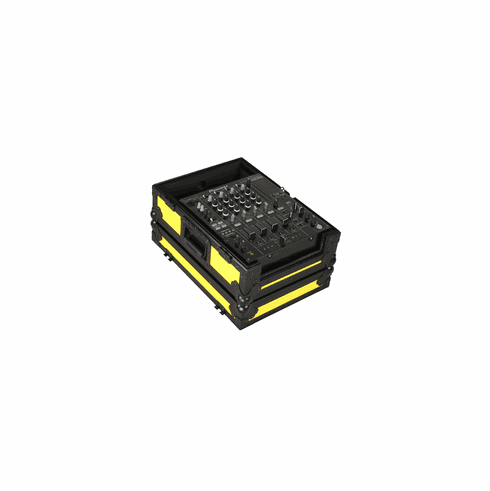 MARATHON  FLIGHT ROAD CASE MA-12MIXBLKYLW  "YELLOW-BLACK Series" - 12" DJ Mixer Case fits Large Format 12" Size Mixers such as Pioneer DJM-800, DJM-700, Behringer DDM-4000, DJX-750, Denon DNX-1500, DNX-1100, DN-X1700 and ALL OTHER 12" BRANDS