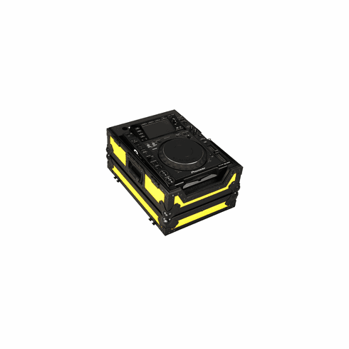 MARATHON  FLIGHT ROAD CASE  MA-CDJ2000BLKYLW  "YELLOW-BLACK Series" - Case for Pioneer CDJ2000 and ALL OTHER LARGE FORMAT CD / DIGITAL TURNTABLES