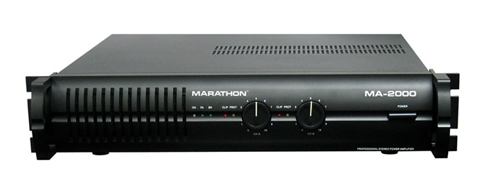 MARATHON ® MA-2000 ™ 2-Channel MA Professional Series Power AMPLIFIER