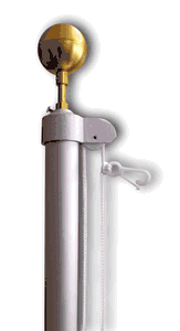 25' Non-Tapering Flagpole
