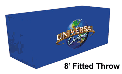 Custom Fitted 8' Table Banner - Unlimited Colors & No Set-Up Fees!