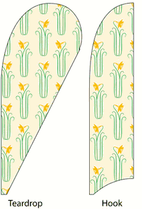 Daffodil Feather Flags