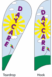 Feather Flag Message -  8