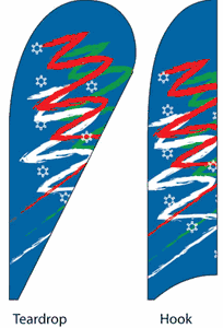 Feather Flag Winter - 9