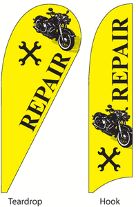 Feather Flags Message - 135