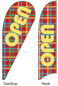 Feather Flags Message -  55