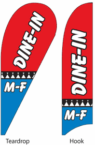 Feather Flags Message -  94