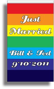 Garden Flags - Wedding 21