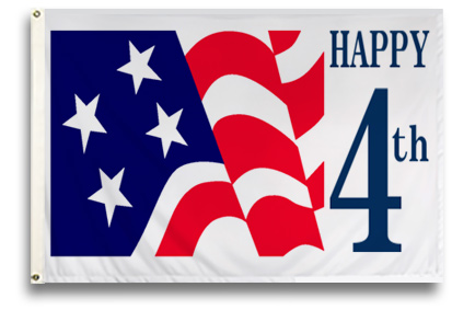 Happy 4th 8'x12'
