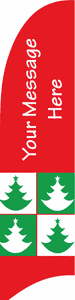 Holiday Twirler Flags - 11