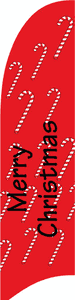 Holiday Twirler Flags - 12