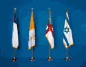 Indoor/Parade Religious Flagsets - NorthStar  Deluxe GPR Series