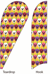 Pansy Feather Flags