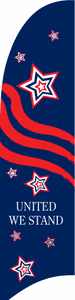 Patriotic Twirler Flag - 4
