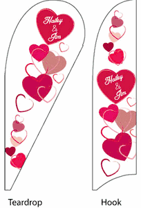 Wedding Feather Flags - 14