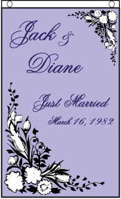 Wedding Garden Flag - 05