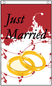 Wedding Garden Flag - 18