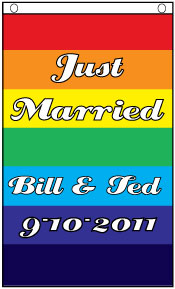 Wedding Garden Flag - 21