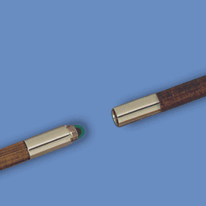 Wood-Brass 1 3/8"